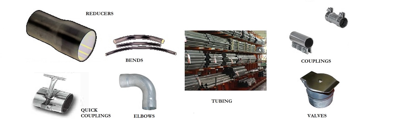 vacuum bends elbows valves couplings tubing quick couplings